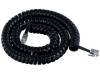 12 Foot Black Handset Cord