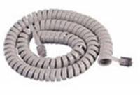 Light Grey Handset Cord 12 Ft