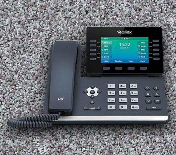 Yealink SIP-T54W IP Phone No Power Supply (POE) from BusinessTelephone.com